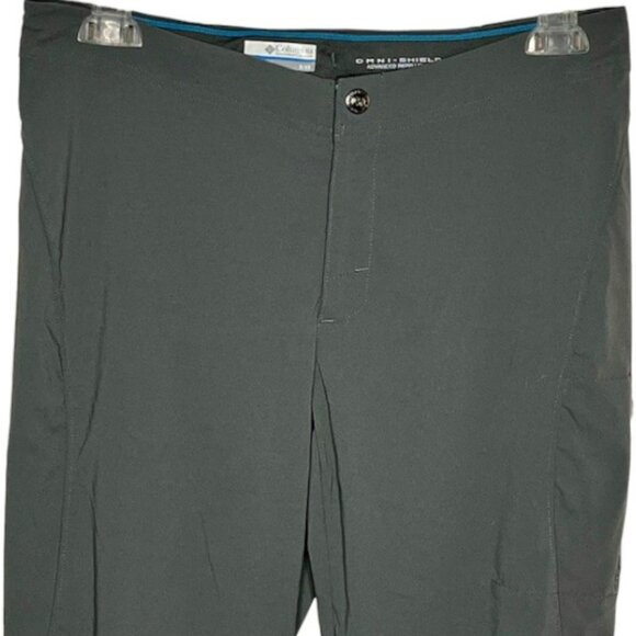 Columbia Omni-Shield Water Repellent Nylon Hiking Capris - Gray - 8 - Picture 3 of 8